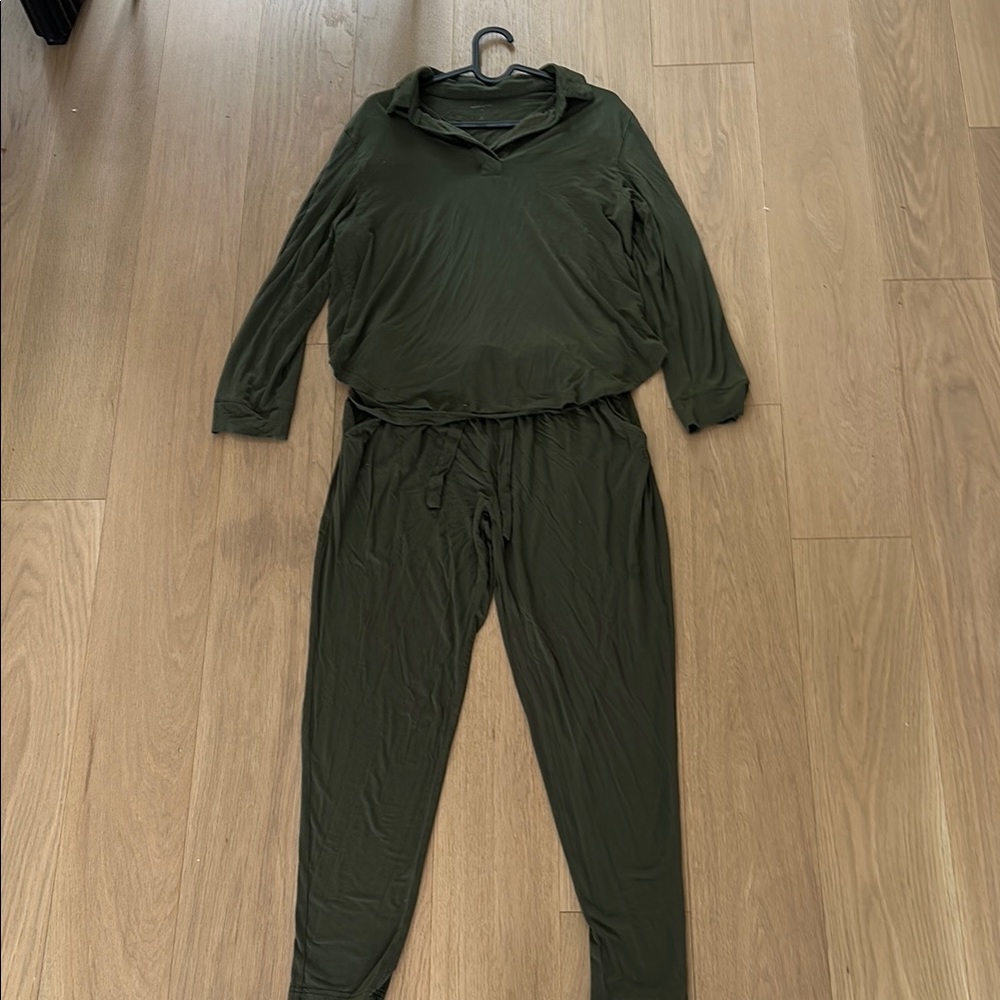Olive Green Long Sleeve set